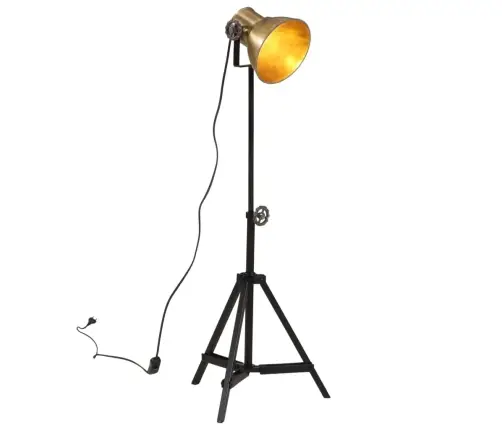 Grīdas Lampa, 25 W, Antīka Misiņa Krāsa, 35X35X65/95 Cm, E27 Vidaxl