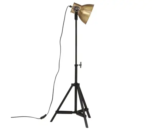 Grīdas Lampa, 25 W, Antīka Misiņa Krāsa, 35X35X65/95 Cm, E27 Vidaxl