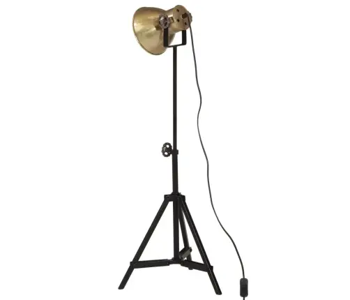 Grīdas Lampa, 25 W, Antīka Misiņa Krāsa, 35X35X65/95 Cm, E27 Vidaxl