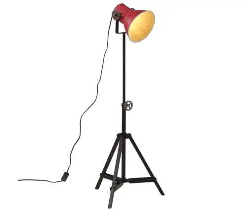 Grīdas Lampa, 25 W, Bružāti Sarkana, 35X35X65/95 Cm E27 Vidaxl