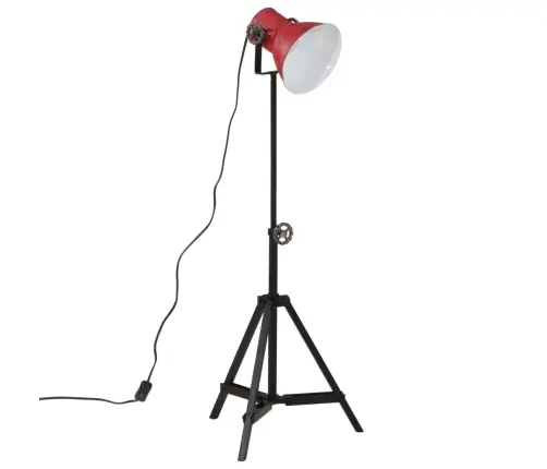 Grīdas Lampa, 25 W, Bružāti Sarkana, 35X35X65/95 Cm E27 Vidaxl