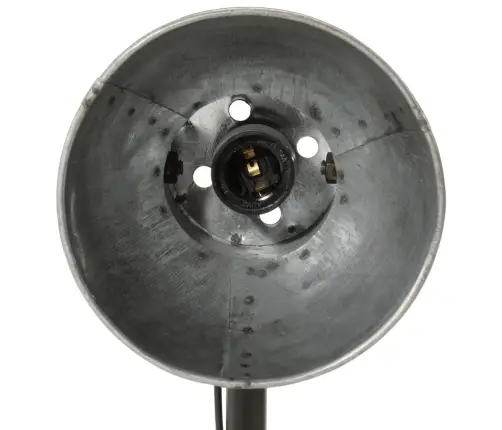 Galda Lampa, Vintāžas, Sudraba Krāsa, 25 W, 17X17X60 Cm, E27 Vidaxl