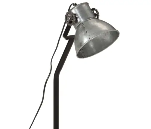 Galda Lampa, Vintāžas, Sudraba Krāsa, 25 W, 17X17X60 Cm, E27 Vidaxl