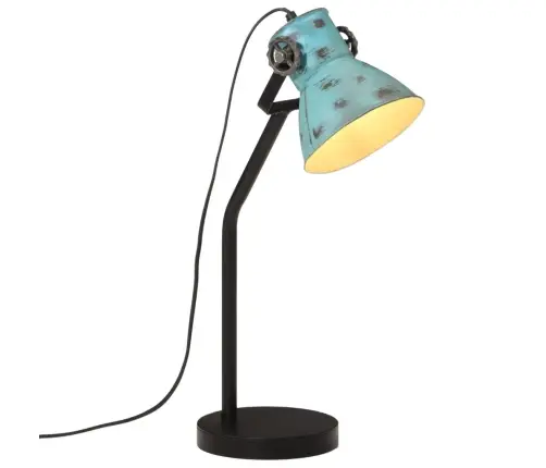 Galda Lampa, 25 W, Bružāti Zila, 17X17X60 Cm, E27 Vidaxl