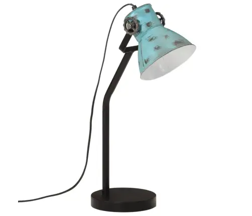 Galda Lampa, 25 W, Bružāti Zila, 17X17X60 Cm, E27 Vidaxl