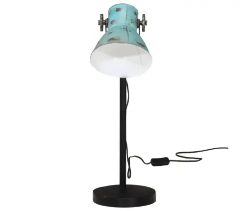 Galda Lampa, 25 W, Bružāti Zila, 17X17X60 Cm, E27 Vidaxl