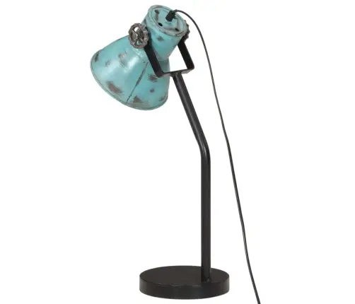 Galda Lampa, 25 W, Bružāti Zila, 17X17X60 Cm, E27 Vidaxl