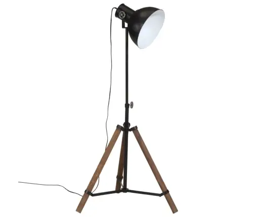 Põrandalamp, 25 W, Must, 75 X 75 X 90-150 cm E27