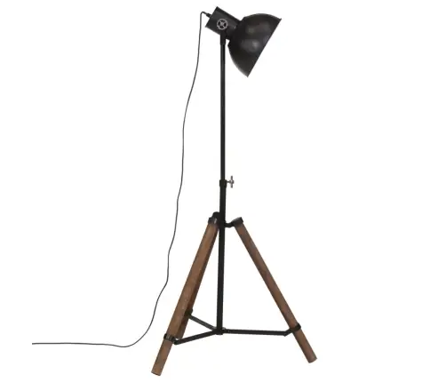 Põrandalamp, 25 W, Must, 75 X 75 X 90-150 cm E27