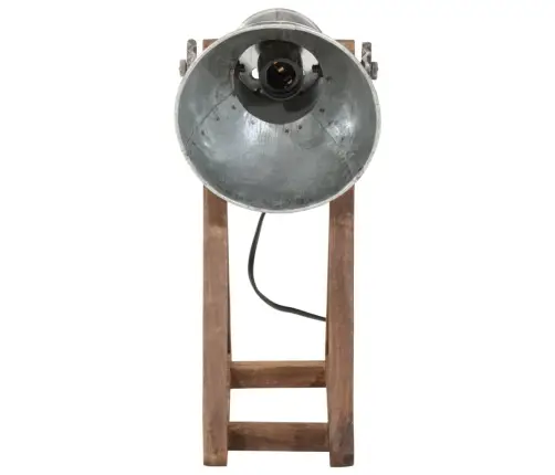 Galda Lampa, Vintāžas, Sudraba Krāsa, 25 W, 30X17X40 Cm, E27 Vidaxl