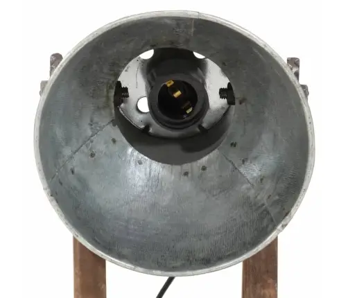 Galda Lampa, Vintāžas, Sudraba Krāsa, 25 W, 30X17X40 Cm, E27 Vidaxl