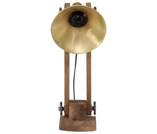 Galda Lampa, 25 W, Antīka Misiņa Krāsa, 23X13X52 Cm, E27 Vidaxl
