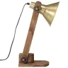 Galda Lampa, 25 W, Antīka Misiņa Krāsa, 23X13X52 Cm, E27 Vidaxl