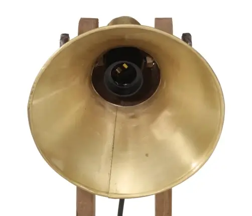 Galda Lampa, 25 W, Antīka Misiņa Krāsa, 23X13X52 Cm, E27 Vidaxl