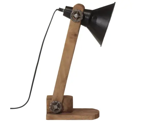 Rašomojo Stalo Šviestuvas, Juodos Spalvos, 23X13X52cm 25W, E27