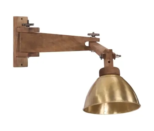 Sienas Lampa, 25 W, Antīka Misiņa Krāsa, E27 Vidaxl