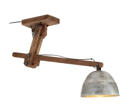 Sienas Lampa 25 W, Vintāžas, Sudraba Krāsa, 105X30X65-108Cm E27 Vidaxl