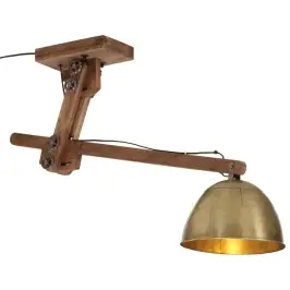 Sienas Lampa 25 W, Antīka Misiņa Krāsa, 105X30X65-108 Cm, E27 Vidaxl