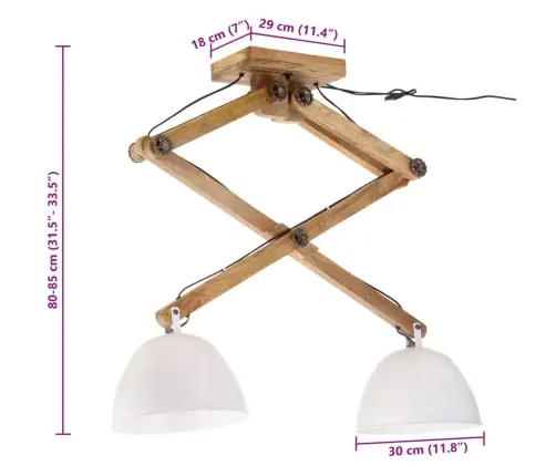 Laelamp, 25 W, Valge, 29 X 18 X 85 cm E27