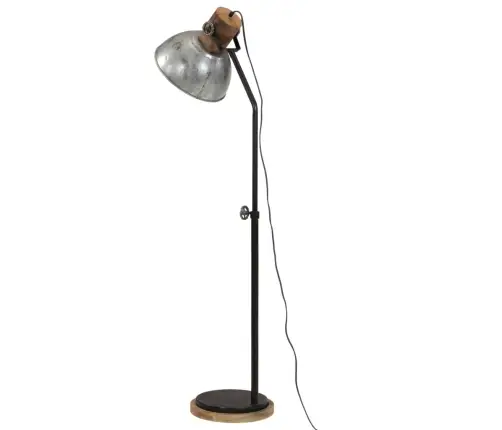 Grīdas Lampa 25 W Vintāžas Sudraba Krāsa 30X30X100-150Cm E27 Vidaxl