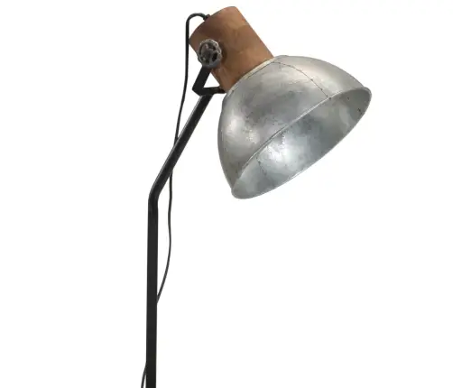Grīdas Lampa 25 W Vintāžas Sudraba Krāsa 30X30X100-150Cm E27 Vidaxl