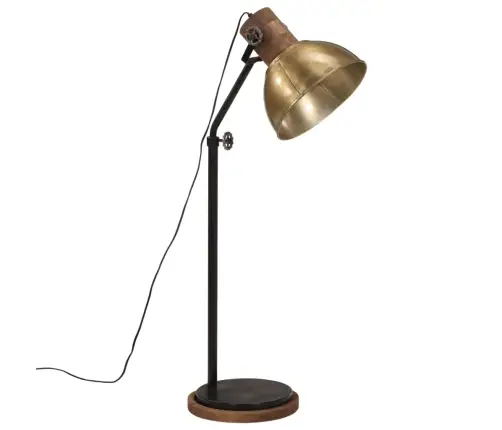 Grīdas Lampa, 25 W, Antīka Misiņa Krāsa, 30X30X100-150 Cm, E27 Vidaxl