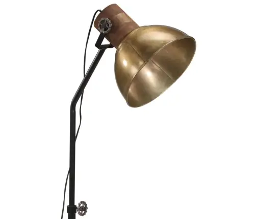 Grīdas Lampa, 25 W, Antīka Misiņa Krāsa, 30X30X100-150 Cm, E27 Vidaxl
