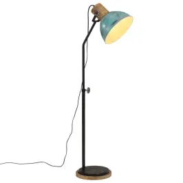 Grīdas Lampa, 25 W, Bružāti Zila, 30X30X100-150 Cm E27 Vidaxl