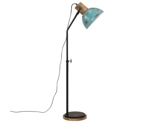 Grīdas Lampa, 25 W, Bružāti Zila, 30X30X100-150 Cm E27 Vidaxl