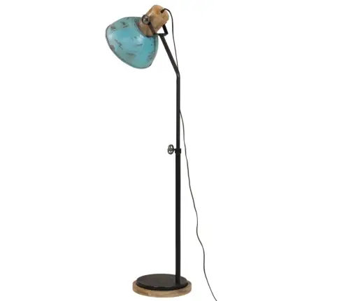 Grīdas Lampa, 25 W, Bružāti Zila, 30X30X100-150 Cm E27 Vidaxl