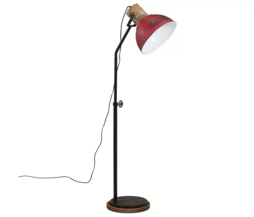 Grīdas Lampa, 25 W, Bružāti Sarkana, 30X30X100-150 Cm E27 Vidaxl