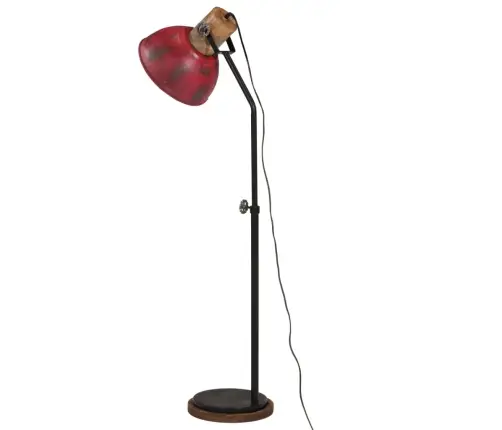 Grīdas Lampa, 25 W, Bružāti Sarkana, 30X30X100-150 Cm E27 Vidaxl
