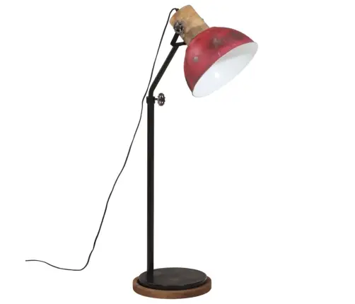 Grīdas Lampa, 25 W, Bružāti Sarkana, 30X30X100-150 Cm E27 Vidaxl