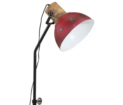 Grīdas Lampa, 25 W, Bružāti Sarkana, 30X30X100-150 Cm E27 Vidaxl