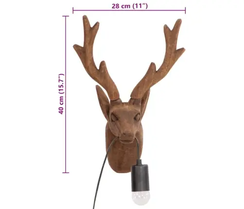 Seinalamp, Looma Kujuga, 25 W, 28 X 20 X 40 cm E27