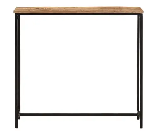 Konsolinis Staliukas, 80X30X74cm Mango Masyvas Ir Geležis