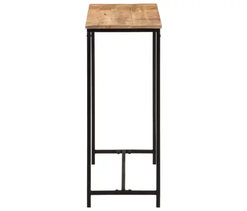 Konsolinis Staliukas, 80X30X74cm Mango Masyvas Ir Geležis