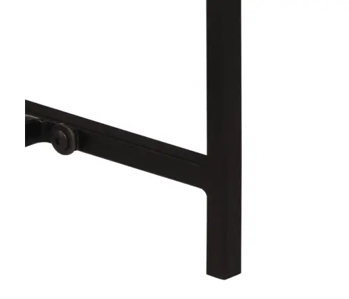 Konsolinis Staliukas, 80X30X74cm Mango Masyvas Ir Geležis