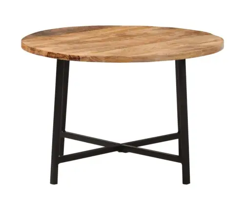 Kohvilaud, 54 X 54 X 35 cm Mangopuit Ja Raud