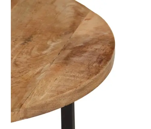 Kohvilaud, 54 X 54 X 35 cm Mangopuit Ja Raud