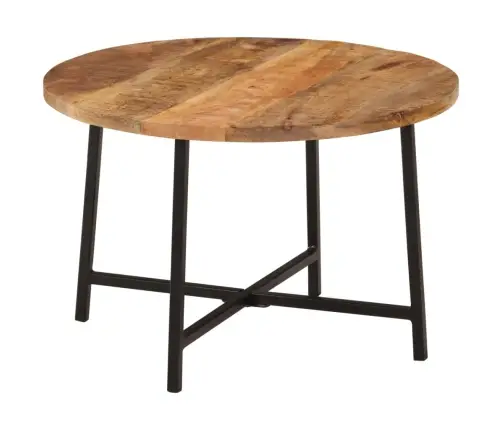 Kohvilaud, 54 X 54 X 35 cm Mangopuit Ja Raud