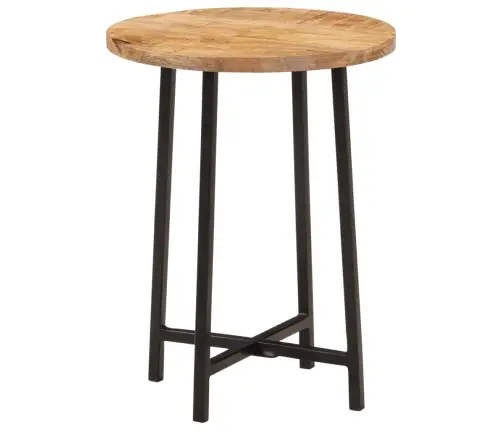 Kohvilaud, 35 X 35 X 45 cm Mangopuit Ja Raud