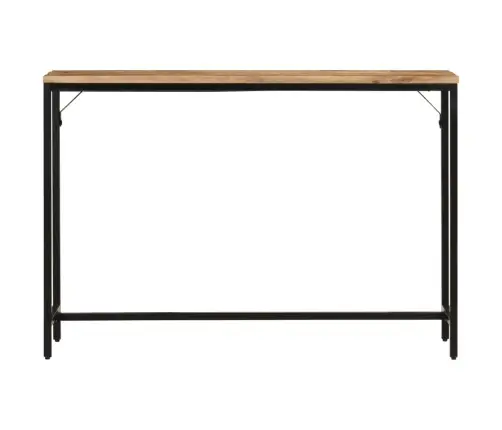 Konsolinis Staliukas, 110X30X75cm Mango Masyvas Ir Geležis Konsolinis Staliukas, 110X30X75cm Mango Masyvas Ir Geležis