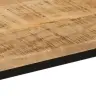 Konsolinis Staliukas, 110X30X75cm Mango Masyvas Ir Geležis Konsolinis Staliukas, 110X30X75cm Mango Masyvas Ir Geležis
