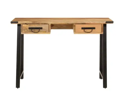 Rašomasis Stalas Su Stalčiais, 105X55X70cm Mango Ir Geležis