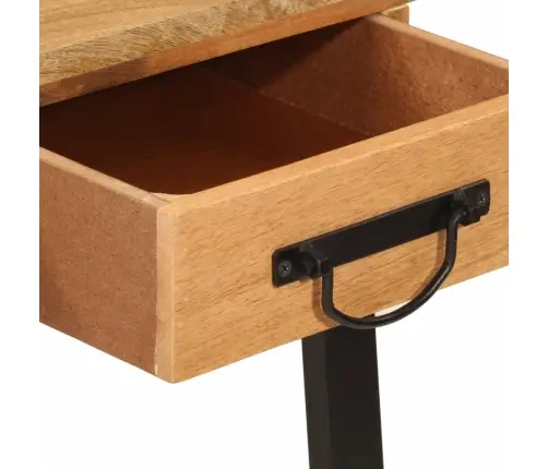 Rašomasis Stalas Su Stalčiais, 105X55X70cm Mango Ir Geležis