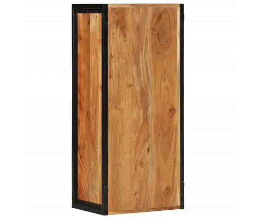 Vannasistabas Skapītis, 40X30X90 Cm, Akācijas Masīvkoks, Dzelzs Vidaxl