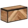 Uzglabāšanas Kaste, 60X30X30 Cm, Akācijas Masīvkoks, Dzelzs Vidaxl
