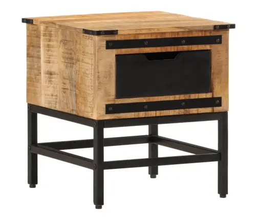 Naktsskapītis, 40X40X45 Cm, Mango Masīvkoks Vidaxl