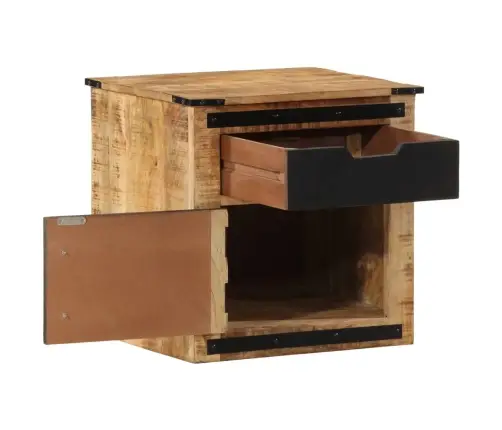 Naktsskapītis, 45X40X45 Cm, Mango Masīvkoks Vidaxl